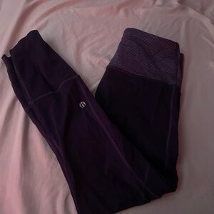 Lululemon Purple Capri Leggings